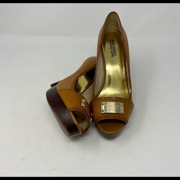 Michael Michael Kors - Peep Toe Heels (8.5) - Picture 1 of 16